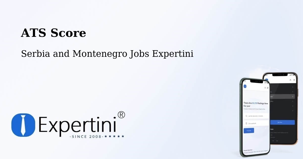 Resume ATS Score & Job Description Match Tool – Farnham - Serbia and Montenegro Jobs Expertini