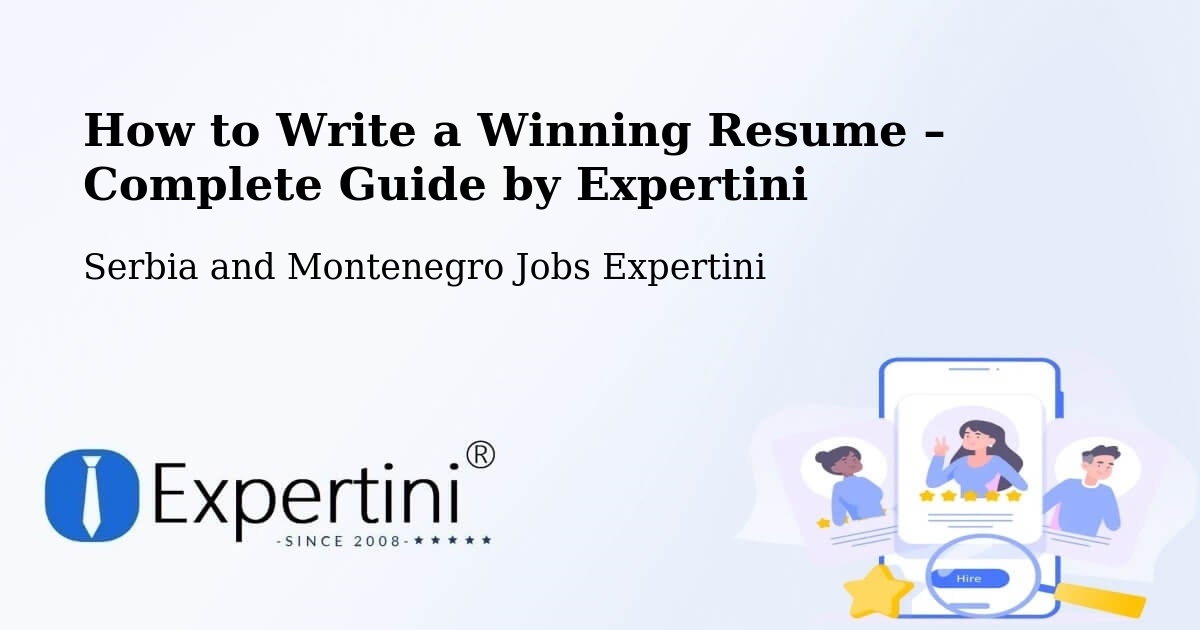 Resume Writing Guide for Job Seekers – Farnham - Farnham, Serbia and Montenegro Jobs Expertini